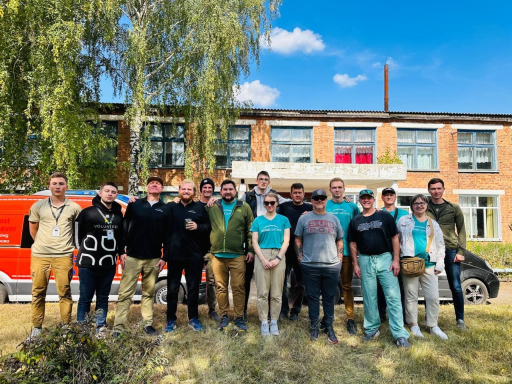 The Global Care Force Team in Ukraine.