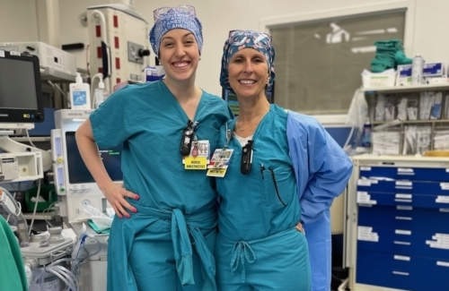 Megan Carrier and Tina Moring
