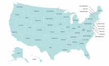 United States map